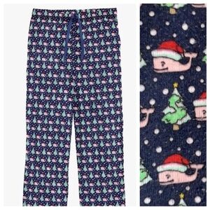 Vineyard Vines men’s Christmas print pajama bottoms navy 26952